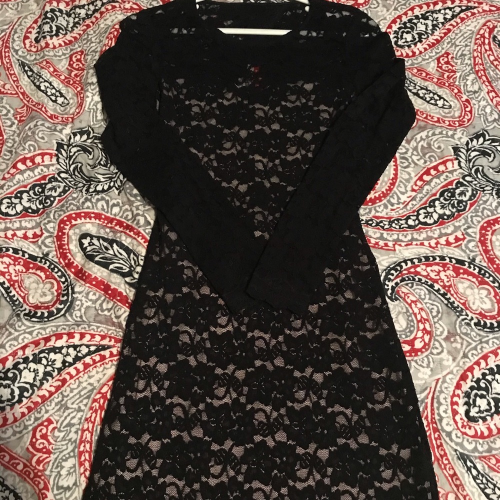 Express Longsleeve lace cocktail dress Size XSmall